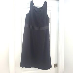 Style & Co Black Sleeveless Sheath Midi Dress - 18 NWT